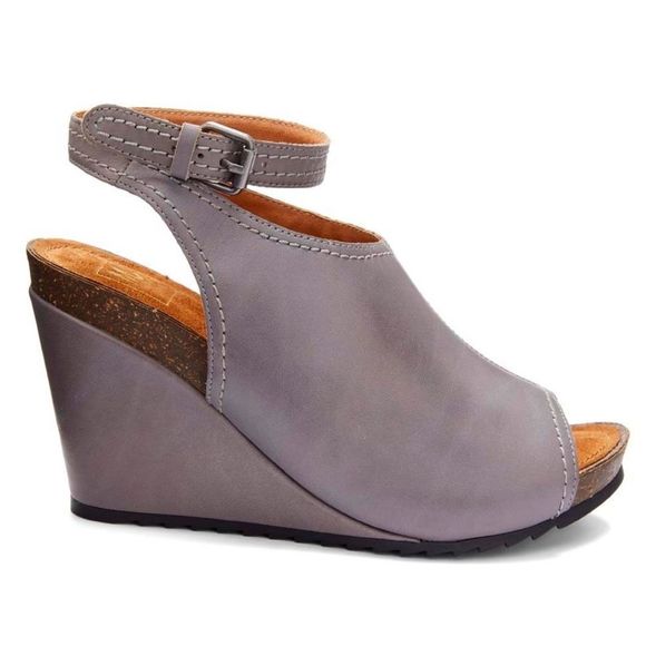 Mark Jenkins Crystal Leather Wedges Sz 39/8.5 - Picture 11 of 12